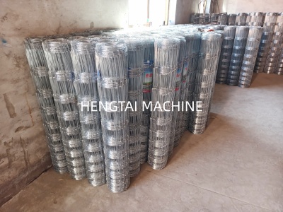 Machine for making hinge joint fence